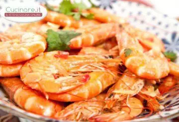 GAMBERI ALL'AGLIO E PEPERONCINO