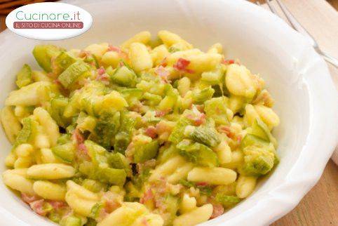 Pasta Zucchine e Pancetta