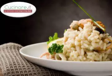 RISOTTO ALLA MARINARA CON CACIOCAVALLO