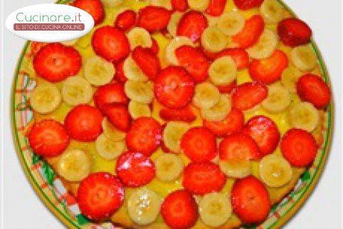 Torta Banane e Fragole