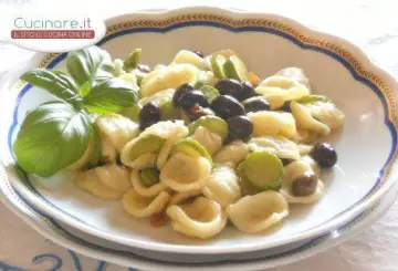 ORECCHIETTE CON ZUCCHINE TROMBETTA E OLIVE TAGGIASCHE