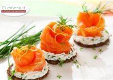 Tartine con Salmone