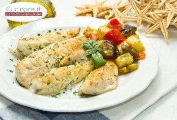 FILETTO DI PLATESSA AL MIELE E ERBE