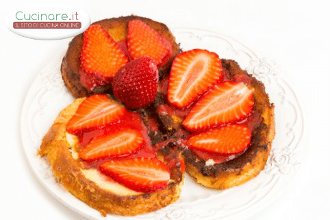 French toast alle fragole