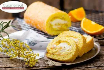 ROTOLO CON CREMA ALL'ARANCIA
