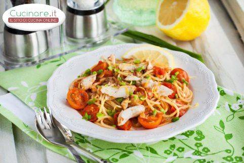 Spaghetti con Orata e Pomodorini