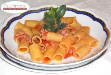 MEZZE MANICHE AL SUGO DI TASTASAL E MIRTO