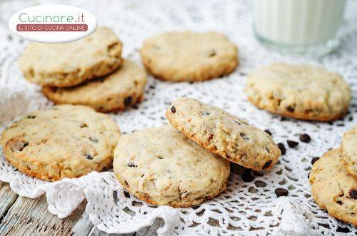 Biscotti Banana e Gocce di Cioccolato