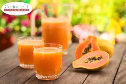frullato di Mela verde, Papaya e Pompelmo