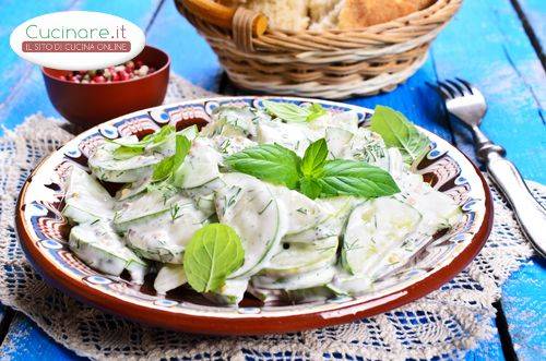 Cetrioli con Yogurt e Menta