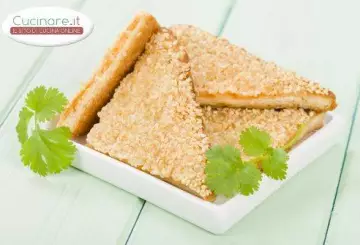 TOAST DI GAMBERETTI AL SESAMO