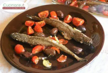 MERLUZZETTI IN FORNO ALLA MEDITERRANEA
