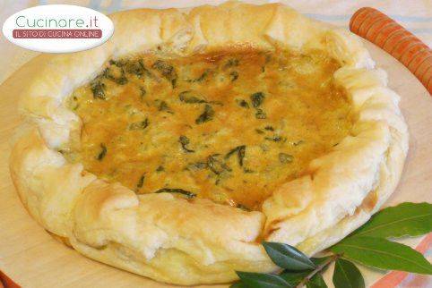 Quiche con Coste e Porri al profumo di Zenzero