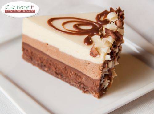 Cheesecake al triplo cioccolato