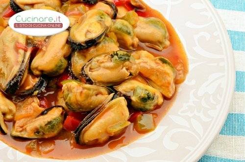 Cozze in rosso alla Vernaccia