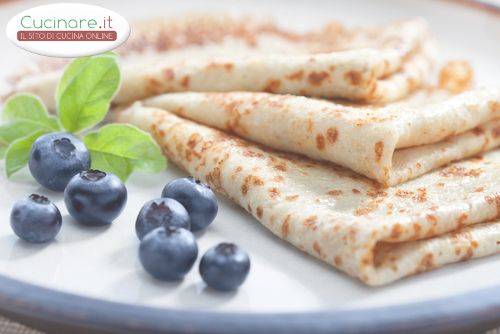 Crepes con albumi, cucinare con leggerezza