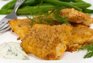 FILETTI DI MERLUZZO IMPANATO E MARINATO ALLO YOGURT