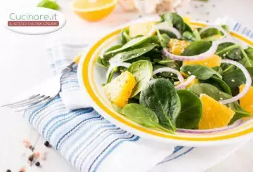 INSALATA DI SPINACI E ARANCE