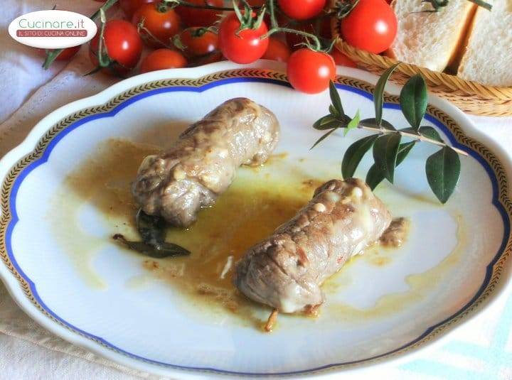 Involtini di Vitellone ai due Pecorini e Mirto