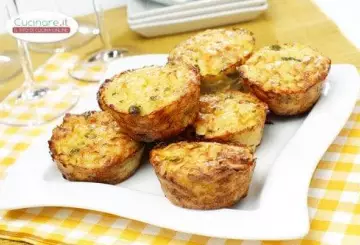 MUFFIN BROCCOLI E SALAME