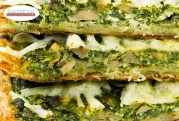 PASTA SFOGLIA RIPIENA DI INVIDIA BELGA E FONTINA