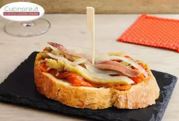 PINCHOS CON VERDURE E ACCIUGHE
