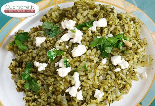 Risotto Spinaci e Nocciole