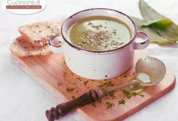 VELLUTATA DI SPINACI E PORRI