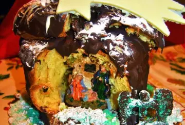 PRESEPE DI PANETTONE