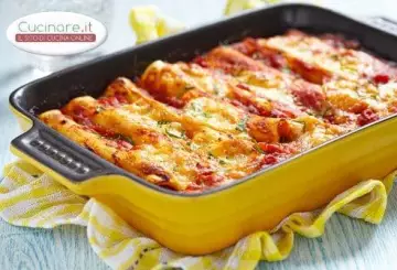 CANNELLONI CON MELANZANE ALLA BIRRA