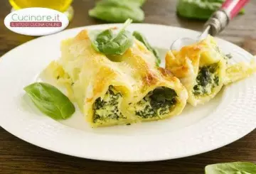 CANNELLONI CON TOFU E SPINACI