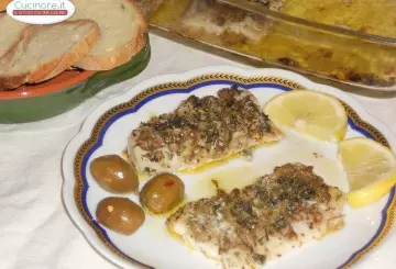 FILETTI DI PESCE SPATOLA AL GRATIN