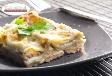 LASAGNE CON SALMONE E PROVOLA