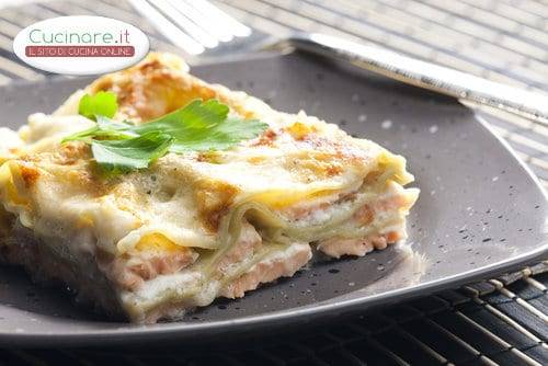 Lasagne con Salmone e Provola