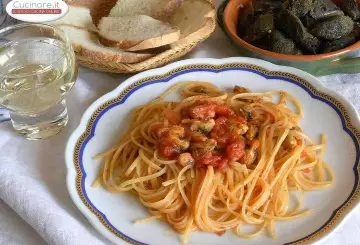 LINGUINE CON LE COZZE PELOSE