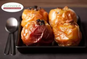 MELE FARCITE CON CREMA PASTICCERA