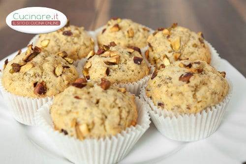 Muffin con gorgonzola e noci