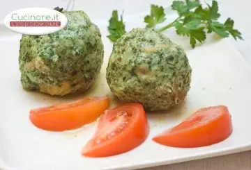 POLPETTE DI PESCE MORMORA E TARASSACO