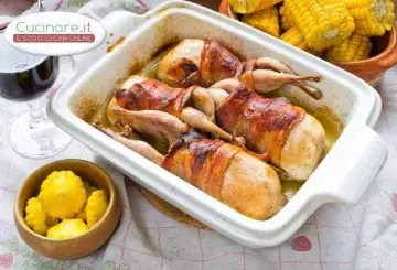 QUAGLIE ALLA PANCETTA AFFUMICATA