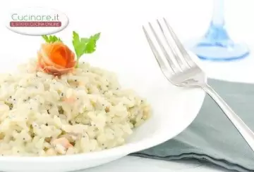 RISOTTO CAVIALE E SALMONE
