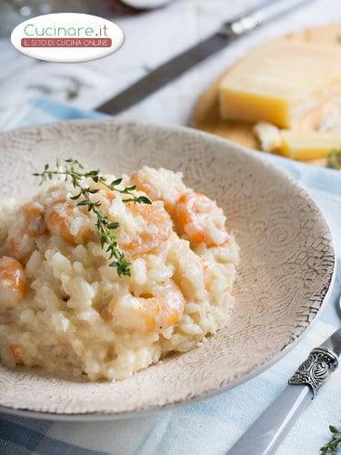 Risotto con Gamberi e Finocchio