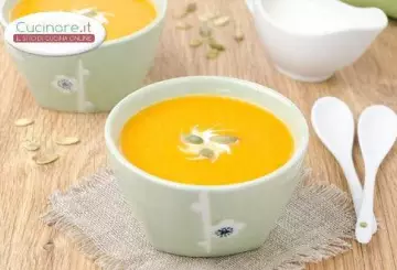 CREMA DI CACHI CON ZENZERO E CLEMENTINE