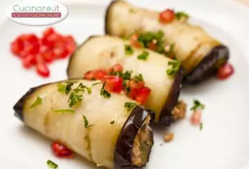 INVOLTINI DI MELANZANE CON COUS COUS