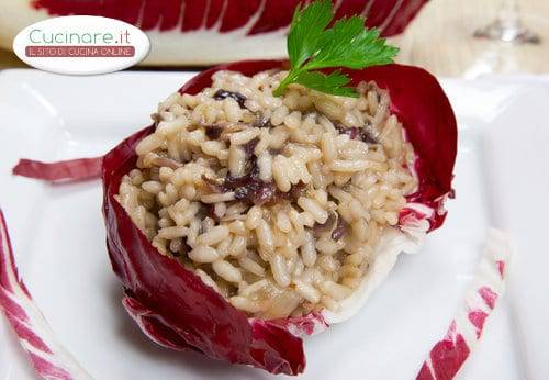 Risotto Acciughe e Radicchio