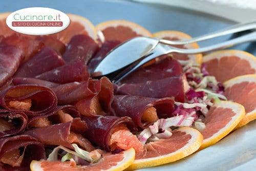 Bresaola con Pompelmo rosa