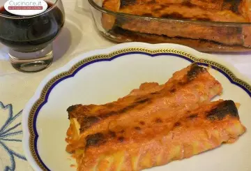 CANNELLONI CON PROSCIUTTO COTTO E GOUDA