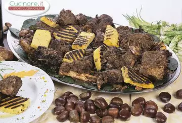 CAPRIOLO CON CASTAGNE