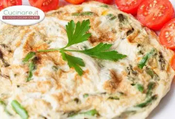 FRITTATA DI ASPARAGI E PANCETTA