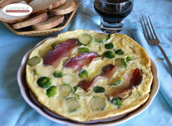 Frittata sfiziosa con cavoletti