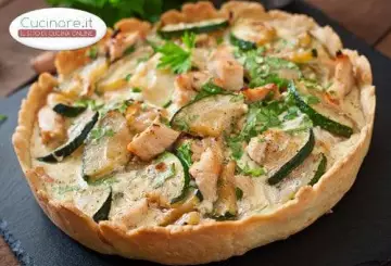 TORTA DI POLLO E ZUCCHINE